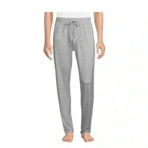 Hanes Men's Knit Sleep Lounge Pants Comfort Soft Light Gray Space XL(40-42)